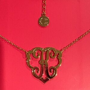 C. Wonder Gold Initial Necklace